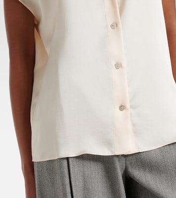Blusa in raso di seta | Vince