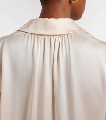 Blusa in raso di seta | Vince