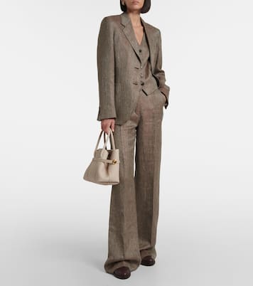 Pantaloni a gamba larga Korbin in lino | Loro Piana