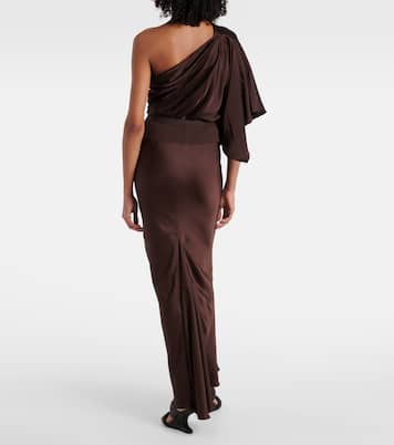 Jupe longue en satin | Rick Owens