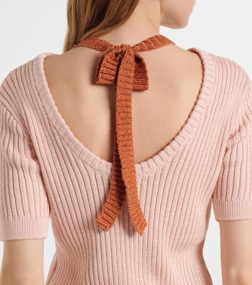 Pullover a coste con perline | Dries Van Noten