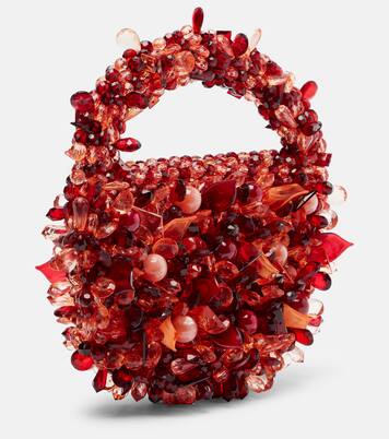 Coral Mini embellished tote bag | Clio Peppiatt