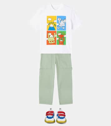 Pantalones cargo en mezcla de algodón | Stella McCartney Kids