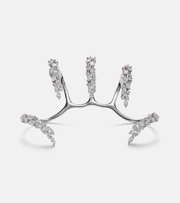 Anillo Y-Conic de oro blanco de 18 ct con diamantes | Yeprem