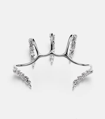 Anillo Y-Conic de oro blanco de 18 ct con diamantes | Yeprem