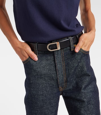 Saddle 30mm leather belt | Khaite