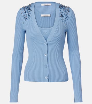 Embellished cardigan and tank top set | Dorothee Schumacher