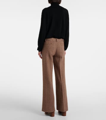 Zigzag low-rise bootcut pants | Missoni