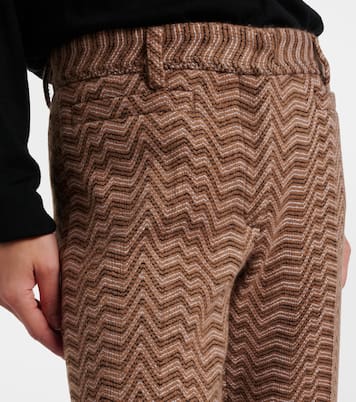 Zigzag low-rise bootcut pants | Missoni