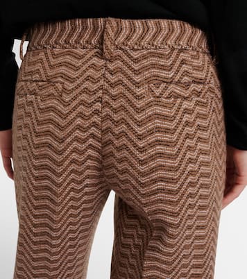 Zigzag low-rise bootcut pants | Missoni