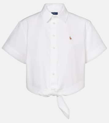 Cropped cotton shirt  | Polo Ralph Lauren