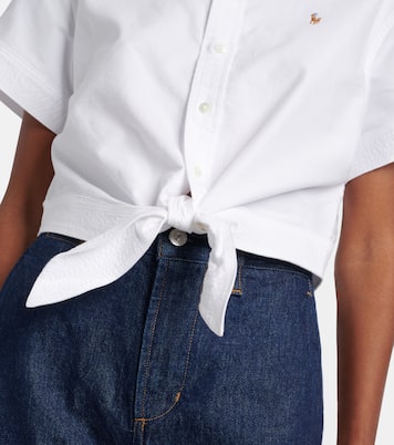 Cropped cotton shirt  | Polo Ralph Lauren