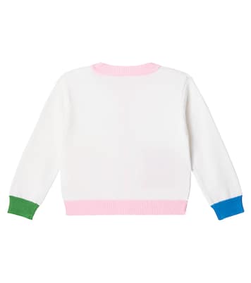 كارديغان لمولود جديد من القطن والصوف  | Stella McCartney Kids