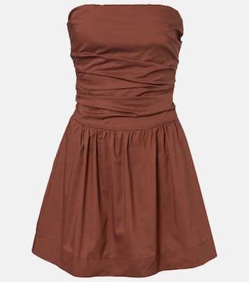 Vera strapless cotton minidress  | Faithfull