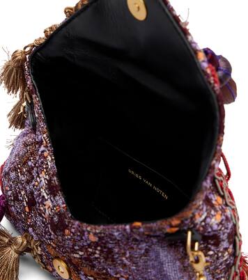 Embellished jacquard clutch | Dries Van Noten