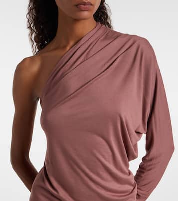 Top Diana de jersey asimétrico | Rick Owens