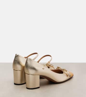 Valet Du Roi metallic leather pumps | Valentino Garavani