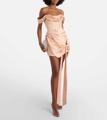 Verziertes Minikleid Paloma | Clio Peppiatt