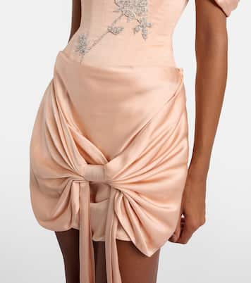 Verziertes Minikleid Paloma | Clio Peppiatt