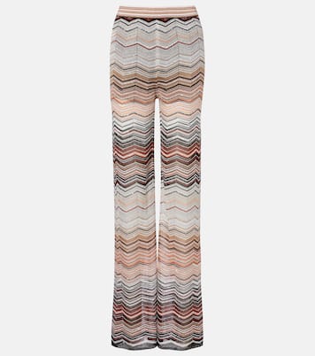 Pantalon ample Zig Zag en lamé | Missoni