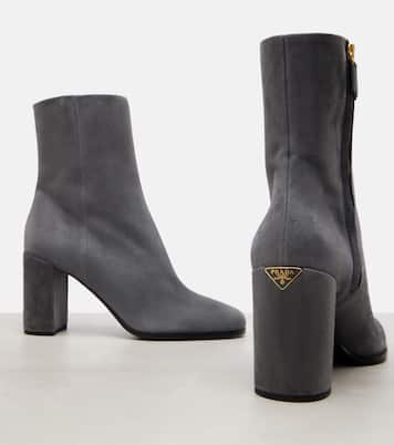 85 suede ankle boots | Prada