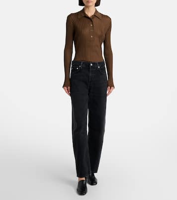 Miro cropped high-rise barrel-leg jeans | Citizens of Humanity