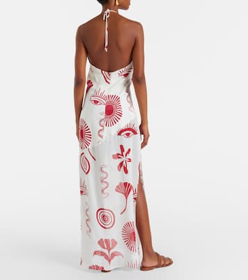 Robe longue Accasia à ornements | Cala de la Cruz