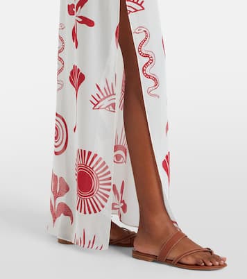 Robe longue Accasia à ornements | Cala de la Cruz