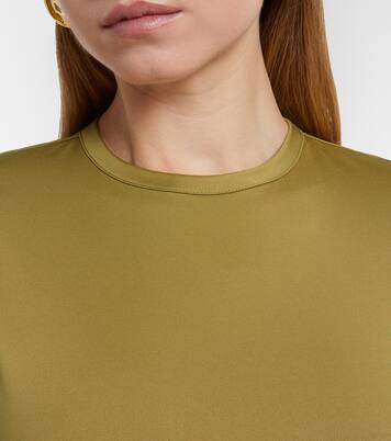 Gathered jersey T-shirt dress | Victoria Beckham