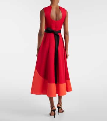 Mire colorblocked midi dress | Roksanda