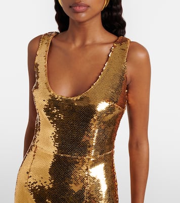 Abito lungo con paillettes | The New Arrivals Ilkyaz Ozel