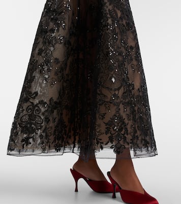 刺绣亮片长礼服 | Elie Saab