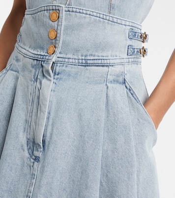 Wandlerlust denim midi skirt | Zimmermann