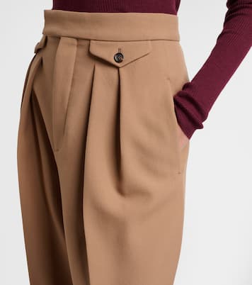 High-rise wool wide-leg pants | Chloé