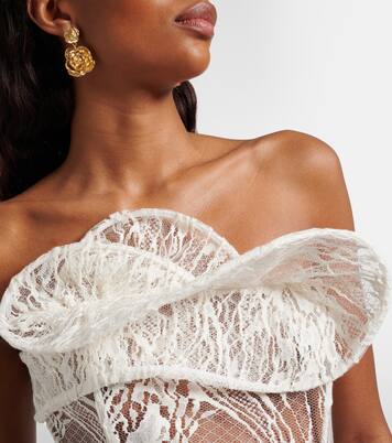 Top de encaje en mezcla de algodón | Magda Butrym