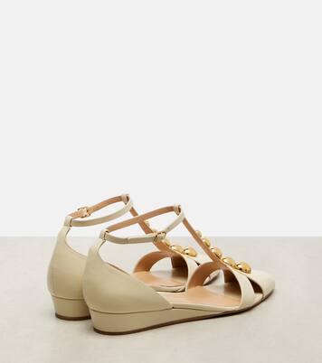 Zapatos planos de piel adornados | Chloé