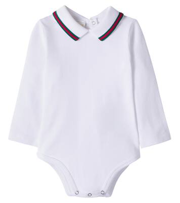 Baby - Body Web Stripe in misto cotone | Gucci Kids