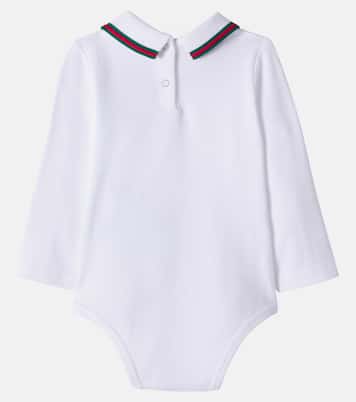 Baby - Body Web Stripe in misto cotone | Gucci Kids