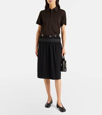 Bailarinas destalonadas Tabi de piel | Maison Margiela