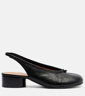 Bailarinas destalonadas Tabi de piel | Maison Margiela