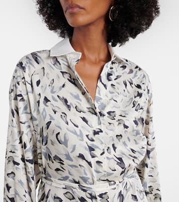 Robe chemise Floyd imprimée en coton mélangé | Altuzarra