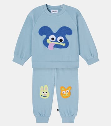 Baby Disc and Simeon sweatshirt and sweatpants set | Molo