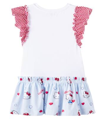 x Hello Kitty cotton jersey dress | Monnalisa