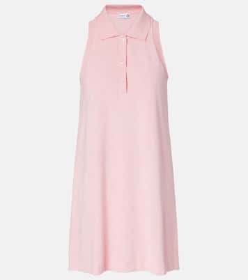 Logo cotton terry polo dress | Hunza G
