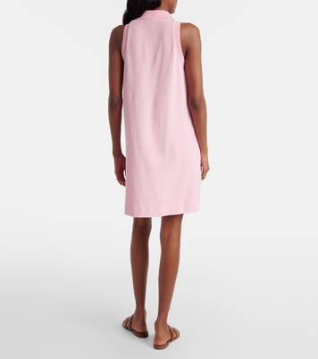 Logo cotton terry polo dress | Hunza G