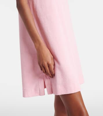 Logo cotton terry polo dress | Hunza G