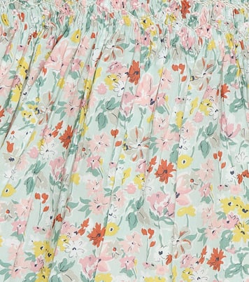 Top Abricot a stampa floreale in cotone | Bonpoint