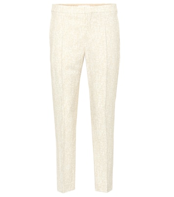 Pantalon en crêpe à taille mi-haute | Chloé