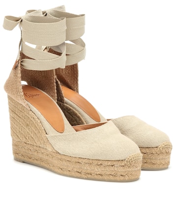 Carina canvas wedge espadrilles | Castañer