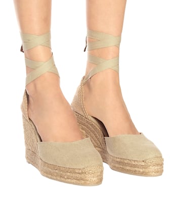 Carina canvas wedge espadrilles | Castañer